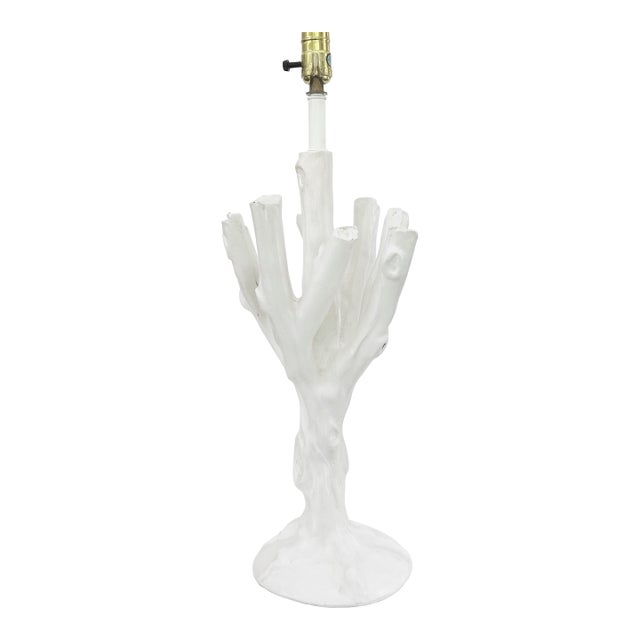 John Dickinson Late 20th Century Faux Bois Twig Table Lamp For Sale
