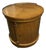 Mid-Century Vintage Drum Side Table For Sale