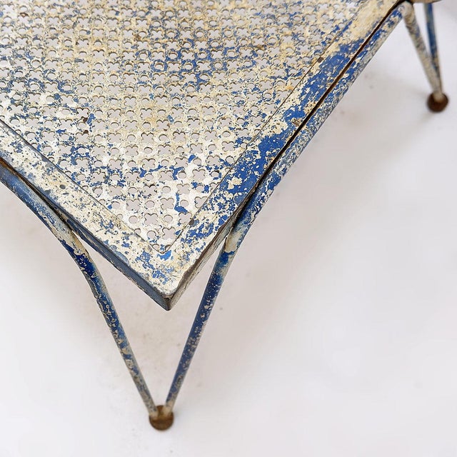 Vintage Perforated Metal Armchair by Mathieu Matégot, 1950s For Sale - Image 13 of 16
