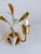 Italian Gilt and White Tole Two-Light Wall Sconces Masca, 1970s, Set of 2 For Sale - Image 4 of 17