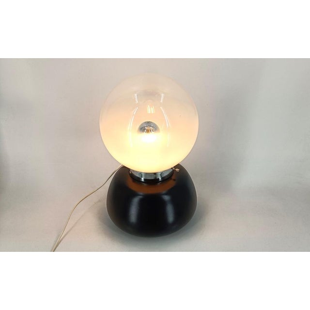 1960s Vintage Murano Glass Table Lamp from Mazzega, 1960s For Sale - Image 5 of 8