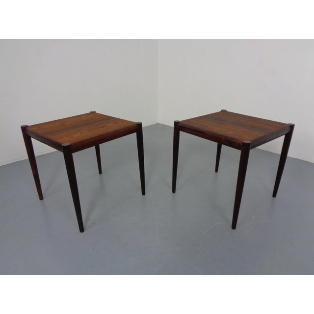 Danish Rosewood Bedside Tables, 1960s, Set of 2 For Sale - Image 4 of 18