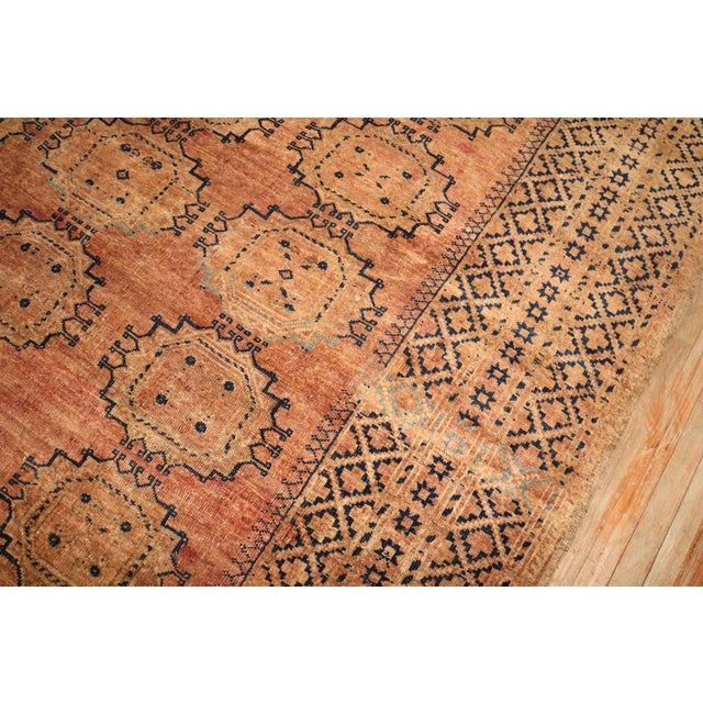 Tribal Early 20th Century Rustic Tribal Ersari Rug - 7'10" x 9'9" For Sale - Image 3 of 8