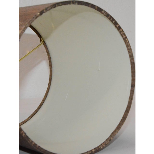 Wood Vintage Solid Brass Horse Lamp With Shade For Sale - Image 7 of 9