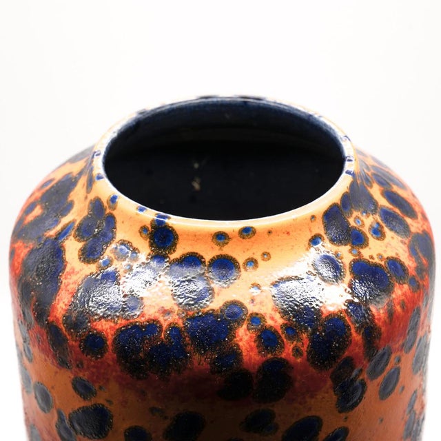 Model 517-45 Fat Lava Floor Vase from Scheurich Keramik, West Germany, 1970s For Sale - Image 6 of 11