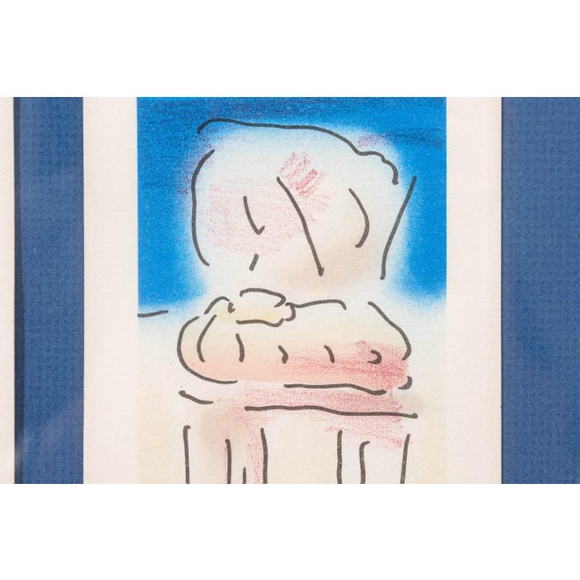 1980s Peter Max New Chair & Old Chair 1981 Signed Lithograph Pair 31/280 & 44/280 For Sale - Image 5 of 6