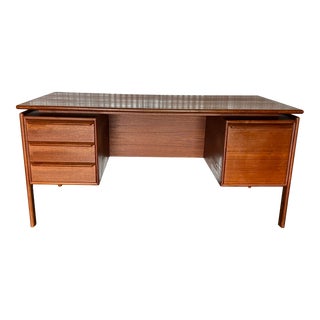 1960s Danish Modern Gasvig Arne Vodder Teak Desk For Sale