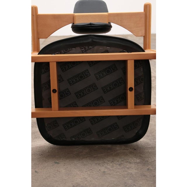 1990s Large Table with Chairs by Peter Opsvik for Stokke, 1990s, Set of 9 For Sale - Image 5 of 18