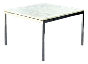 Vintage Knoll Marble Top Side Table