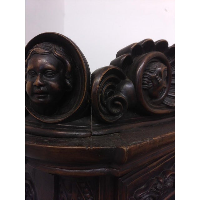 Monumental French Display Cabinet with Bourbon Coat of Arms, 1740 For Sale - Image 9 of 12