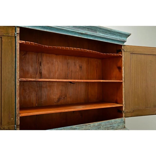 Swedish Gustavian Painted Cabinet For Sale - Image 9 of 12