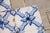 Blue Antique Set of Eleven 18th Century Portuguese Floral Trellis Tiles in Cobalt Blue & White For Sale - Image 8 of 12