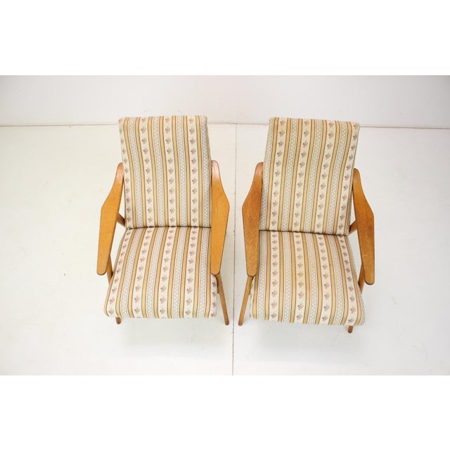 Set of Mid-Century Armchairs, Czechoslovakia, 1960s For Sale - Image 3 of 16