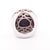 2000 - 2009 Vintage 50 Carat Star Ruby Cabochon 18k White Gold Gypsy Style Heavy Ring Size 8 For Sale - Image 5 of 6