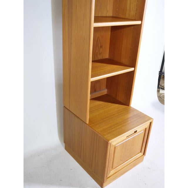 Vintage Teak Shelving Unit, 1970s For Sale - Image 9 of 12