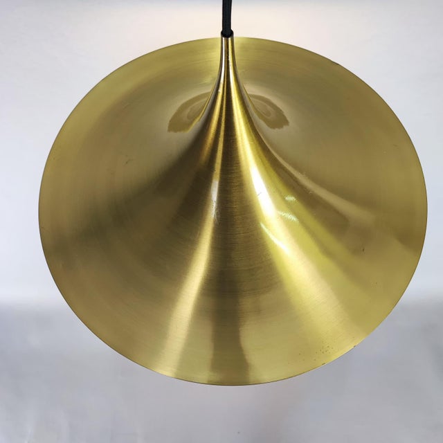 Metal Semi Pendant Lamp from Fog and Mørup, 1960s For Sale - Image 7 of 8