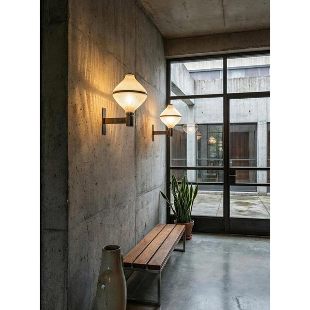 Mid-Century Wall Lamps from Studio B.B.P.R. Polimnia, Italy, 1960s, Set of 2 For Sale - Image 4 of 6
