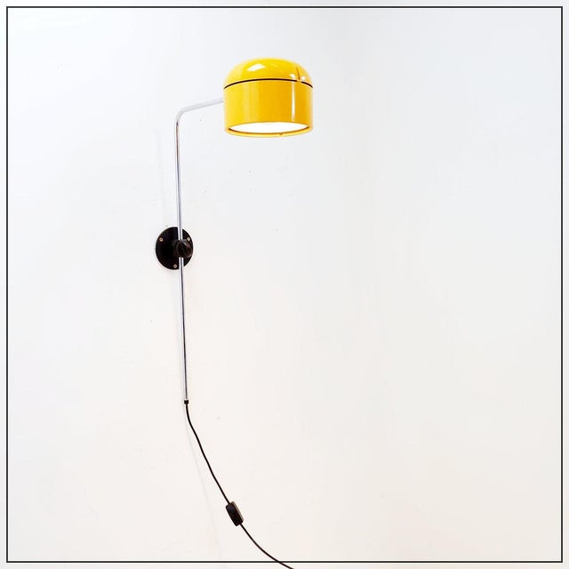 Space Age Yellow Wall Lamp by Arnold Berges for Staff Germany, 1970s For Sale - Image 17 of 17