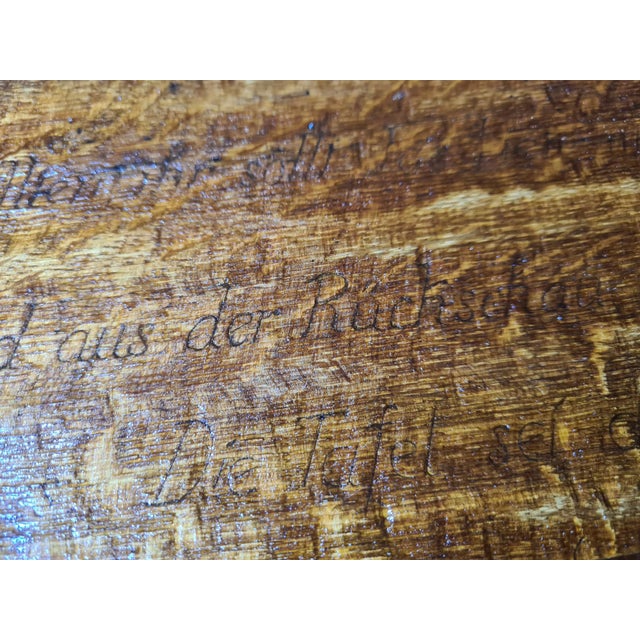 Large Hand-Carved Wooden Relief with The Walls of Troy Motif, Germany, 1956 For Sale - Image 14 of 15