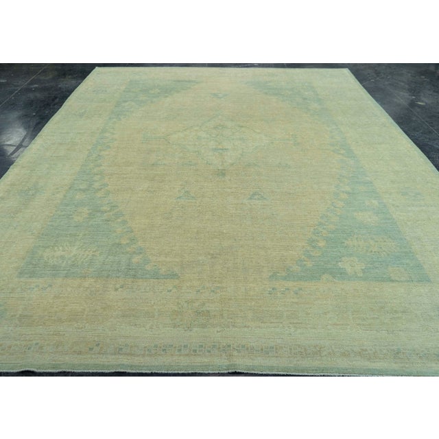 Turkish Oushak Antique Look Rug 9'4" x 12'5" #20073 Explore a curated collection of hallway runners, wool rugs, and...