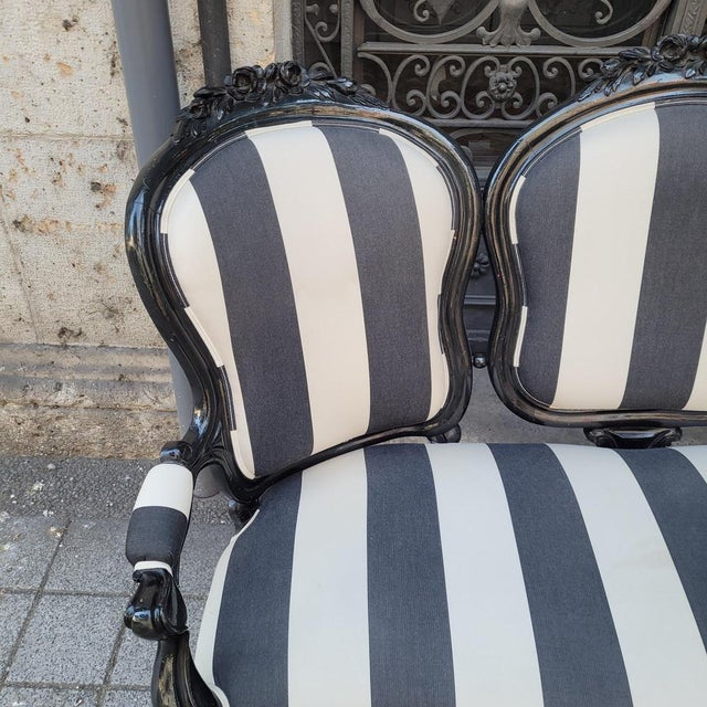 Antique Napoleon III Sofa, 1890s For Sale - Image 10 of 18