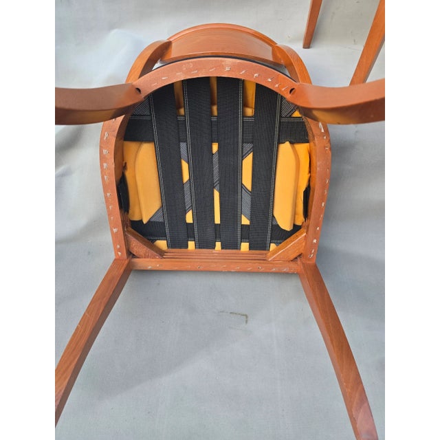 Wood Italian Maple Deco Dining Chairs For Sale - Image 7 of 7