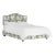 Ashland Bed in Cream Belize Chinoiserie, King For Sale