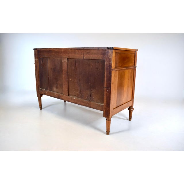 19th Century French Directoire Commode in Yew Wood, Neoclassical Style For Sale - Image 13 of 16