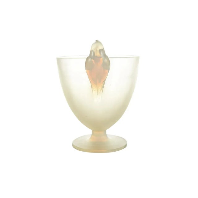 Art Deco 1926 René Lalique Opalescent Glass Vase For Sale - Image 3 of 8