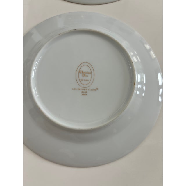 French Country 1980s Christian Dior Plates- Set of 2 For Sale - Image 3 of 7