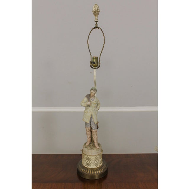 Age: C.1950s Details: Quality Construction Nice Full Figural Lamps Condition: No Chips or Cracks - Well Cared For Vintage...