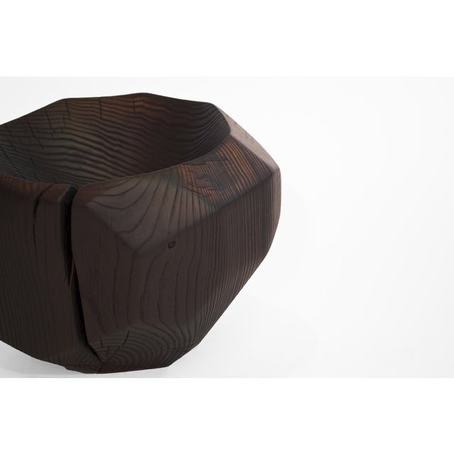 Contemporary Burned Ash Vessel 2821 by Jörg Pietschmann For Sale - Image 3 of 15