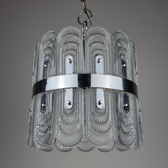 Large Vintage Crystal Chandelier from Kaiser Leuchten, Germany, 1960s For Sale - Image 6 of 18