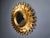 1960s Vintage Gilded Resin Sunburst Mirror, 1960s For Sale - Image 5 of 10