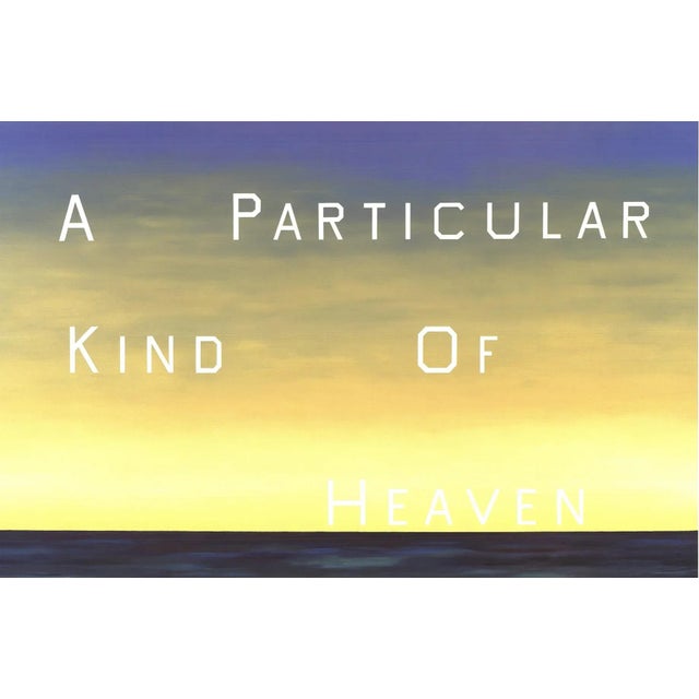 Artist: Edward Ruscha Title: A Particular Kind of Heaven Year: 2001 Signed: No Medium: Offset Lithograph Paper Size: 24 x...