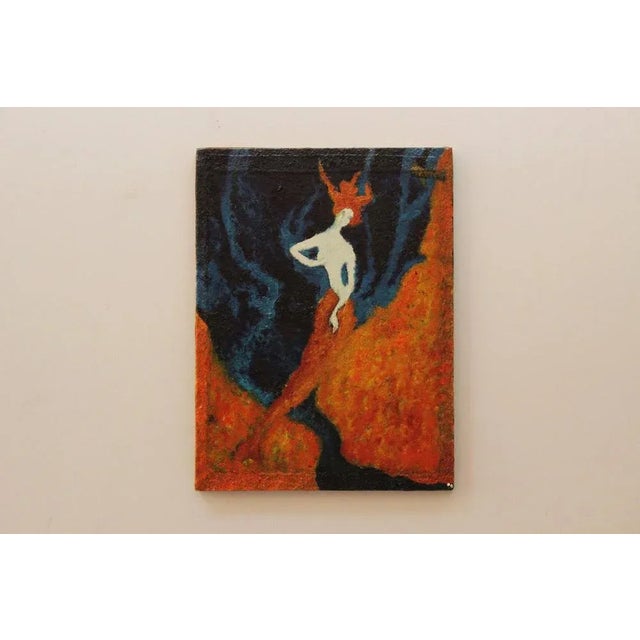 Ludvine, Figure, 1966, Oil on Canvas For Sale - Image 3 of 3