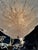Glass Murano Granola Glass 2-Tier Leaf Form Flush Mount Chandelier For Sale - Image 7 of 8