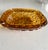 Glass 1970s Libbey Pebble Beach Glass Ashtray in Amber For Sale - Image 7 of 8