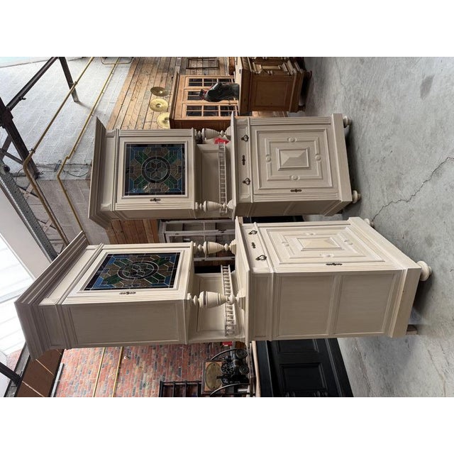 Early 20th Century Sideboards in Solid Oak, Set of 2 For Sale - Image 3 of 18