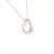 Tiffany & Co. Elsa Peretti Sterling Silver Open Heart Pendant Necklace For Sale - Image 10 of 12