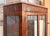 Late 20th Century Louis XVI Style Showcase Vitrine in Walnut with Geometrical Marquetry For Sale - Image 11 of 18