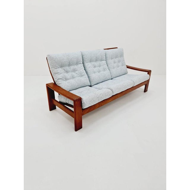 Mid-Century Sofa in Teak by EMC, 1960 For Sale - Image 6 of 11