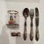 Silver Set of Cutlery, Set of 6 For Sale - Image 5 of 6