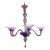 Italian Handmade Murano Style Glass Chandelier in Light Violet by Simoeng For Sale - Image 9 of 9