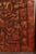 Red Monumental Vintage Thai Hand-Carved Wood Kinnari Wall Panel, Red and Gold For Sale - Image 8 of 15