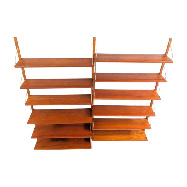 Mid-Century Modern Mid-Century Royal System Wall Shelf in Teak by Poul Cadovius for Cado, 1960s For Sale - Image 3 of 6