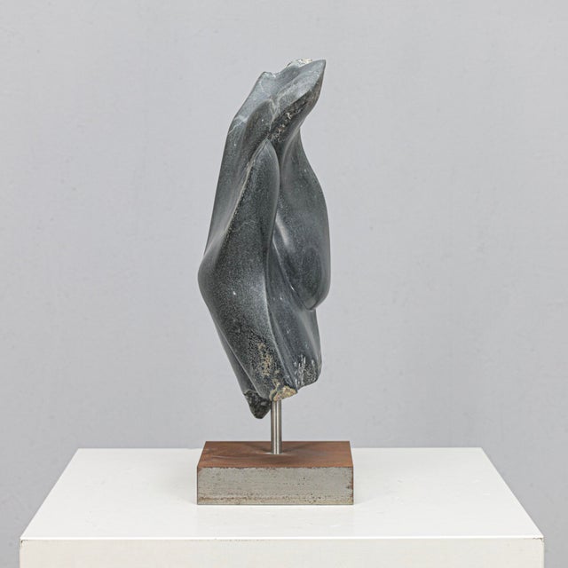 Ineke Van Zuuren, Abstract Sculpture, 1980s, Dolomite Stone For Sale - Image 3 of 10