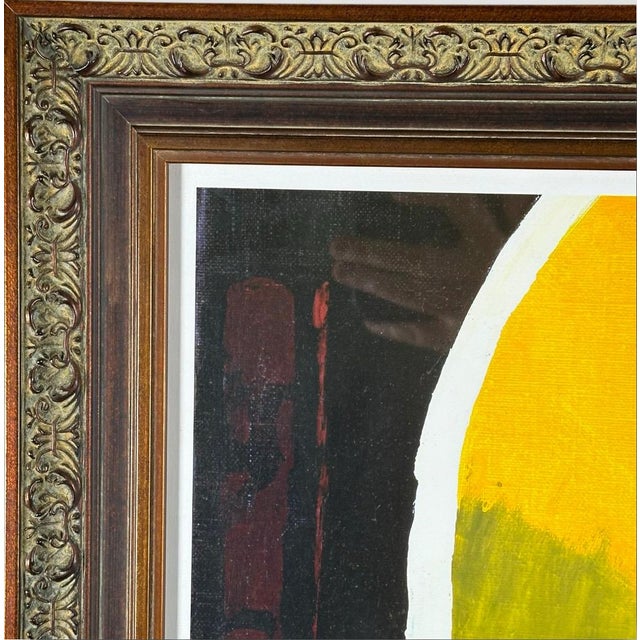 Framed Emile Bellet d'Or Et De Reve Signed Seriolithograph With Certificate of Authenticity For Sale - Image 10 of 13
