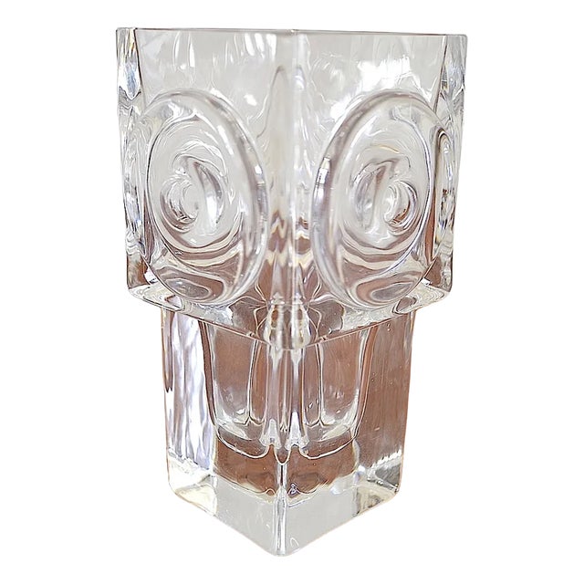 Swedish Vase by Bengt Edenfalk for Skruf Sweden, 1960s For Sale