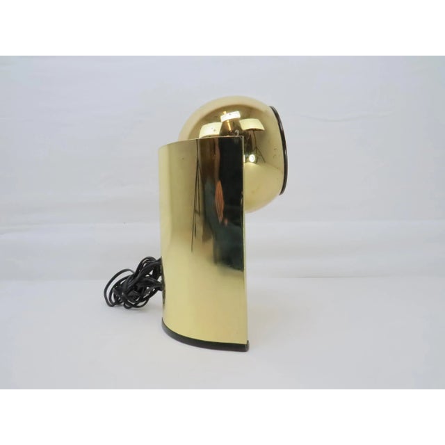 Vintage 1970s Kenroy Brass Eyeball Stage Lamp or Table Lamp For Sale In Chicago - Image 6 of 12
